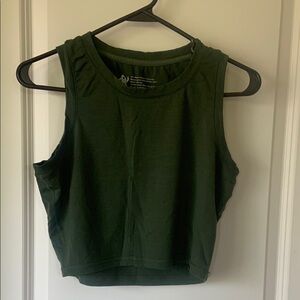 Green Sleeveless Women's Top